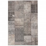 Tapete Modern Patchwork Grey