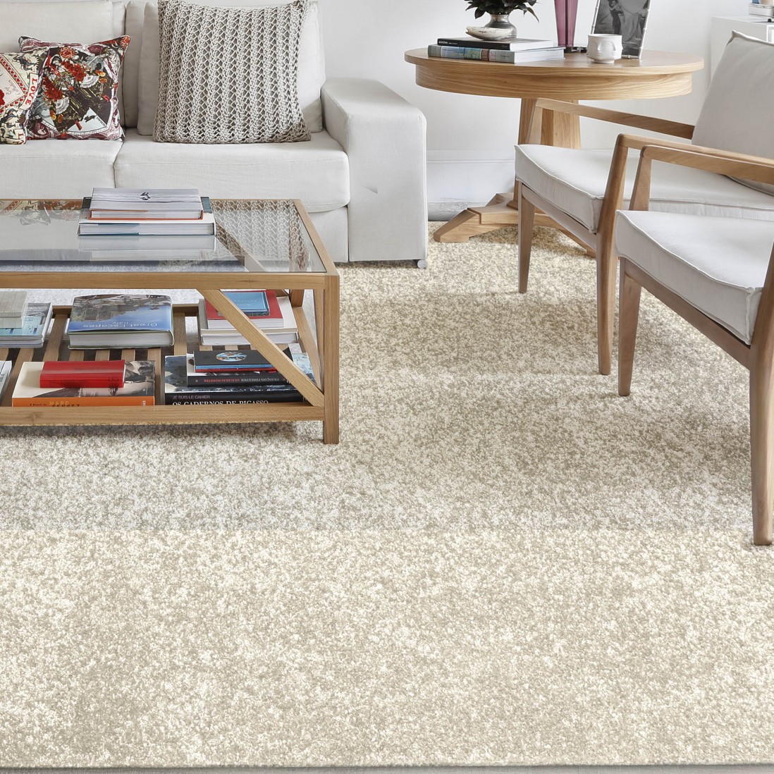 Washable Area Rug Tender 050 Beige