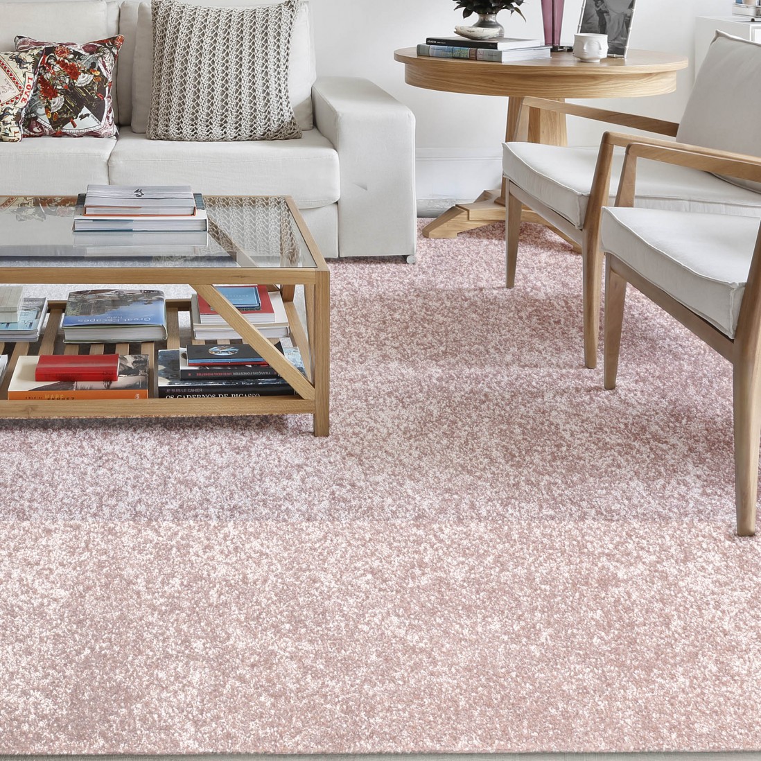 Washable Area Rug Tender 020 Pink