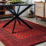 Oriental Area Rug Bukhara BK04 Red