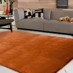 Plain Area Rug Montana 71431/965 Orange