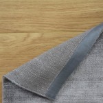 Plain Area Rug Griffe 233 Gray