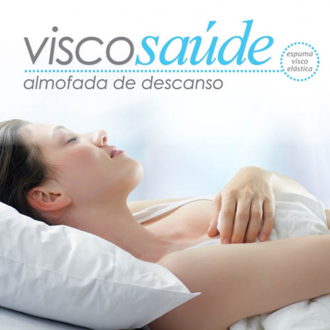 Almofada de Descanso Viscoelstica Viscosaude Branco