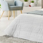 Edredn de Cama Doble Dione Abstracto Beige Natural