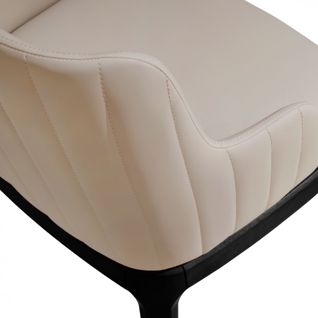 Dining Polyskin Chair Toulouse Beige/Black