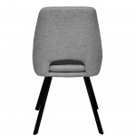 Silla de Comedor de Tejido Loriente Gris