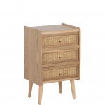 Wooden Bedside Table 397 Brown