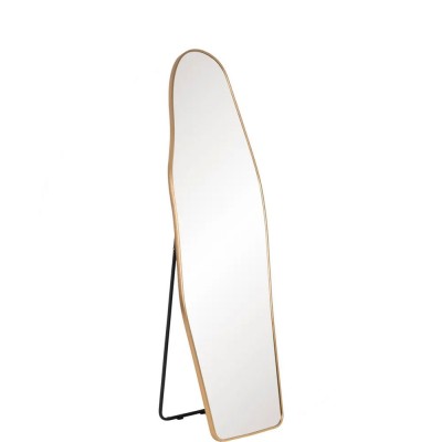 Aluminum Floor Mirror 135 Golden