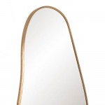 Aluminum Floor Mirror 135 Golden