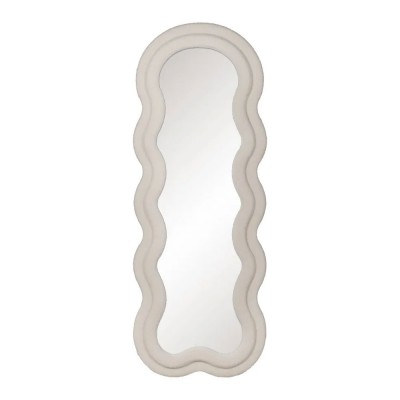 Wooden Floor Mirror 658 Beige