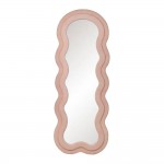 Wooden Floor Mirror 658 Pink