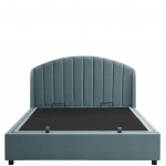 Aragon Double Bed with Storage Green