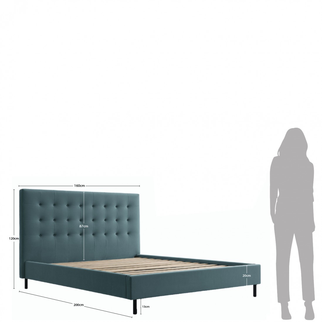 Cama de Casal Tormes Verde