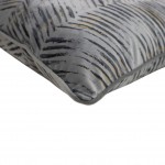 Soft Sparkle Abstract Decorative Cushion Square Gray