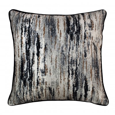 Blur Abstract Decorative Cushion Square Gray