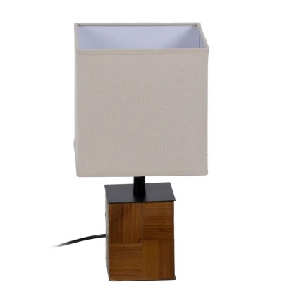 Wooden Table Lamp 425 Brown