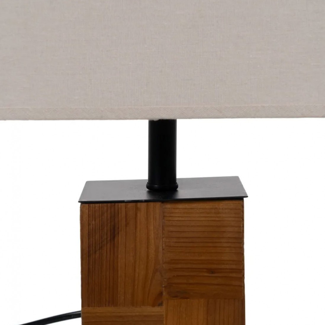 Wooden Table Lamp 425 Brown