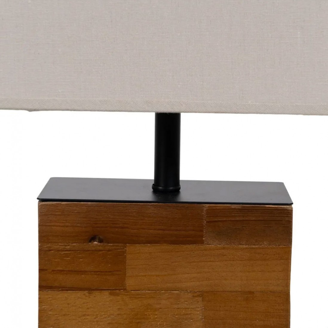 Wooden Table Lamp 427 Brown