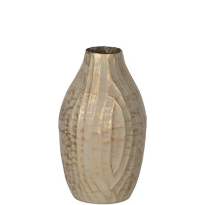 Iron Vase 079 Golden/Beige