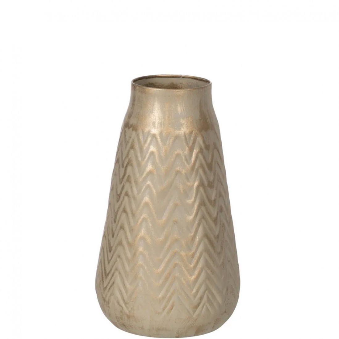 Iron Vase 080 Golden/Beige