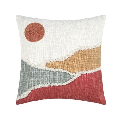 Aswan Abstract Decorative Cushion Square Multicolor