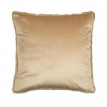 Cojn Decorativo Falso Liso Timmy Cuadrado Camel