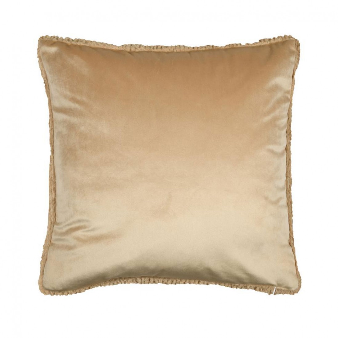 Cojn Decorativo Falso Liso Timmy Cuadrado Camel