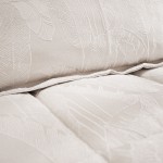 Edredn Cama Doble Elena Floral Beige