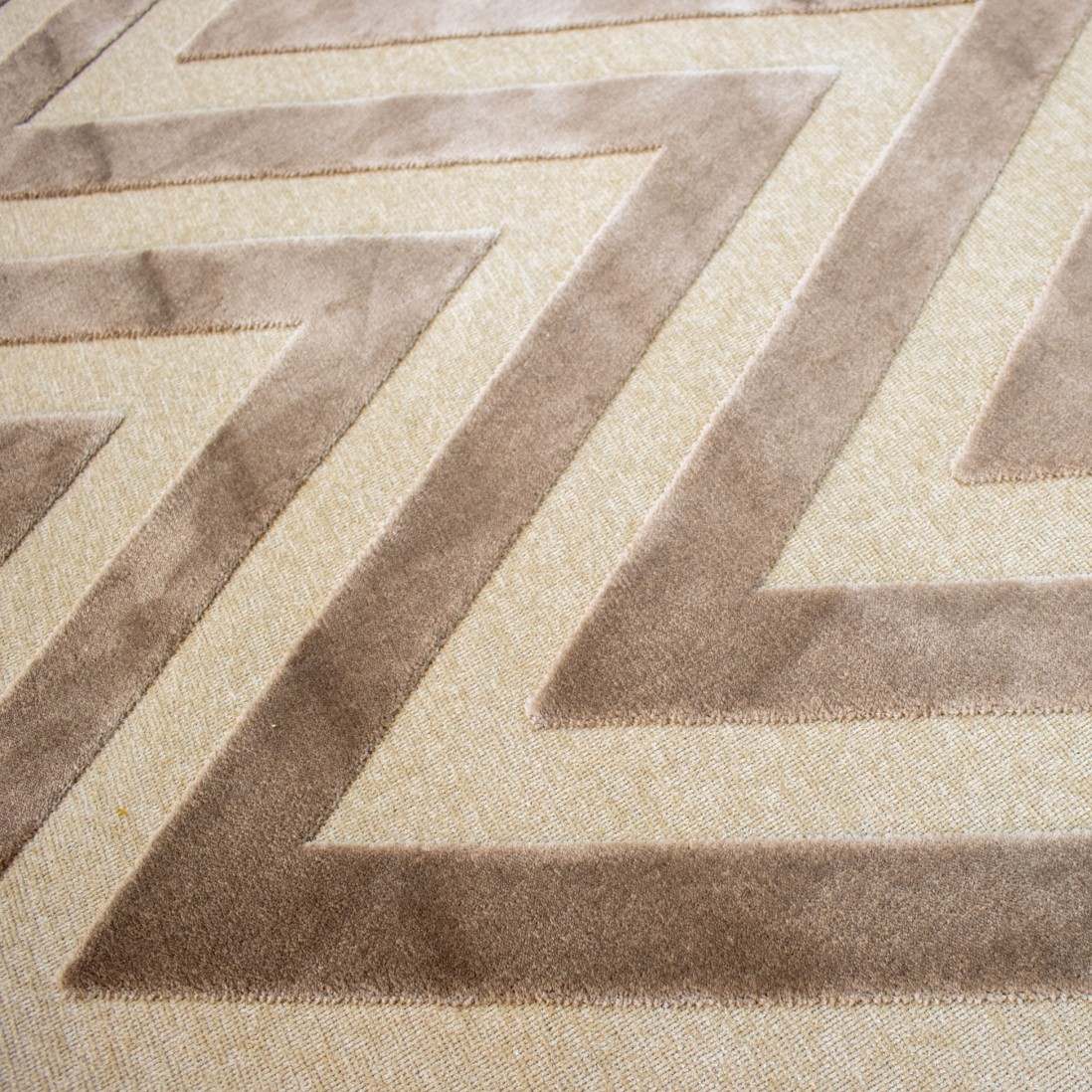 Geometric Area Rug Baltimore 347/497540 Dark Beige