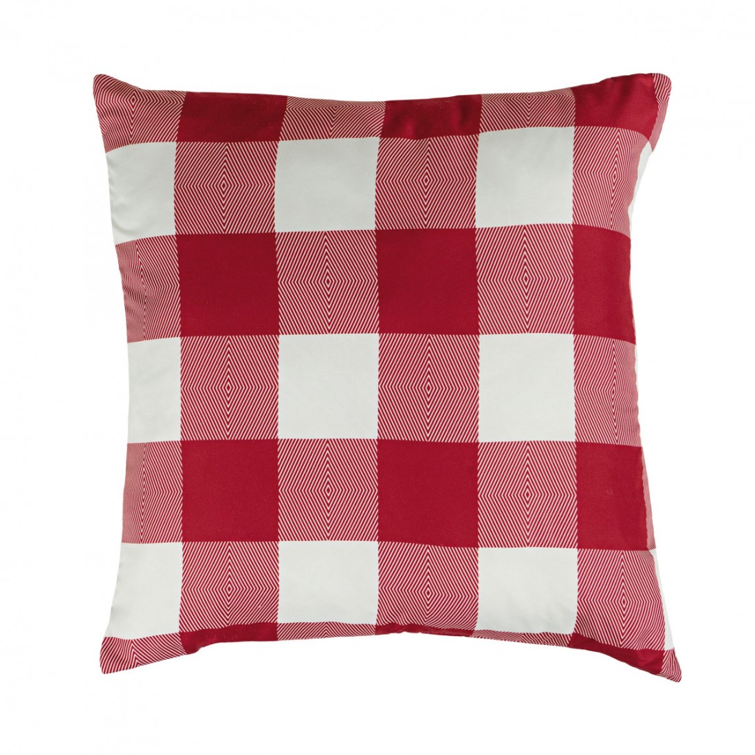 Cojn Decorativo Navideo Pine Cuadrado Rojo