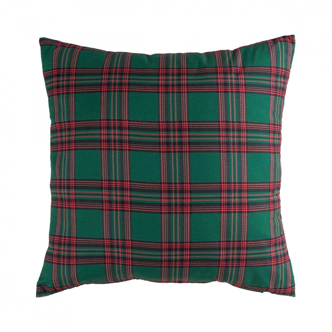 Carol Christmas Decorative Cushion Square Green