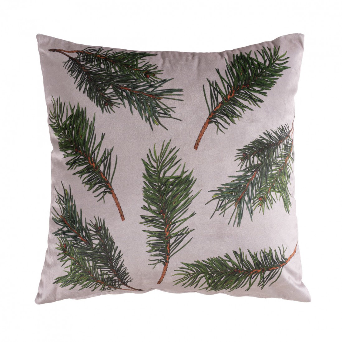 Cojn Decorativo Navideo Klaus Cuadrado Rojo