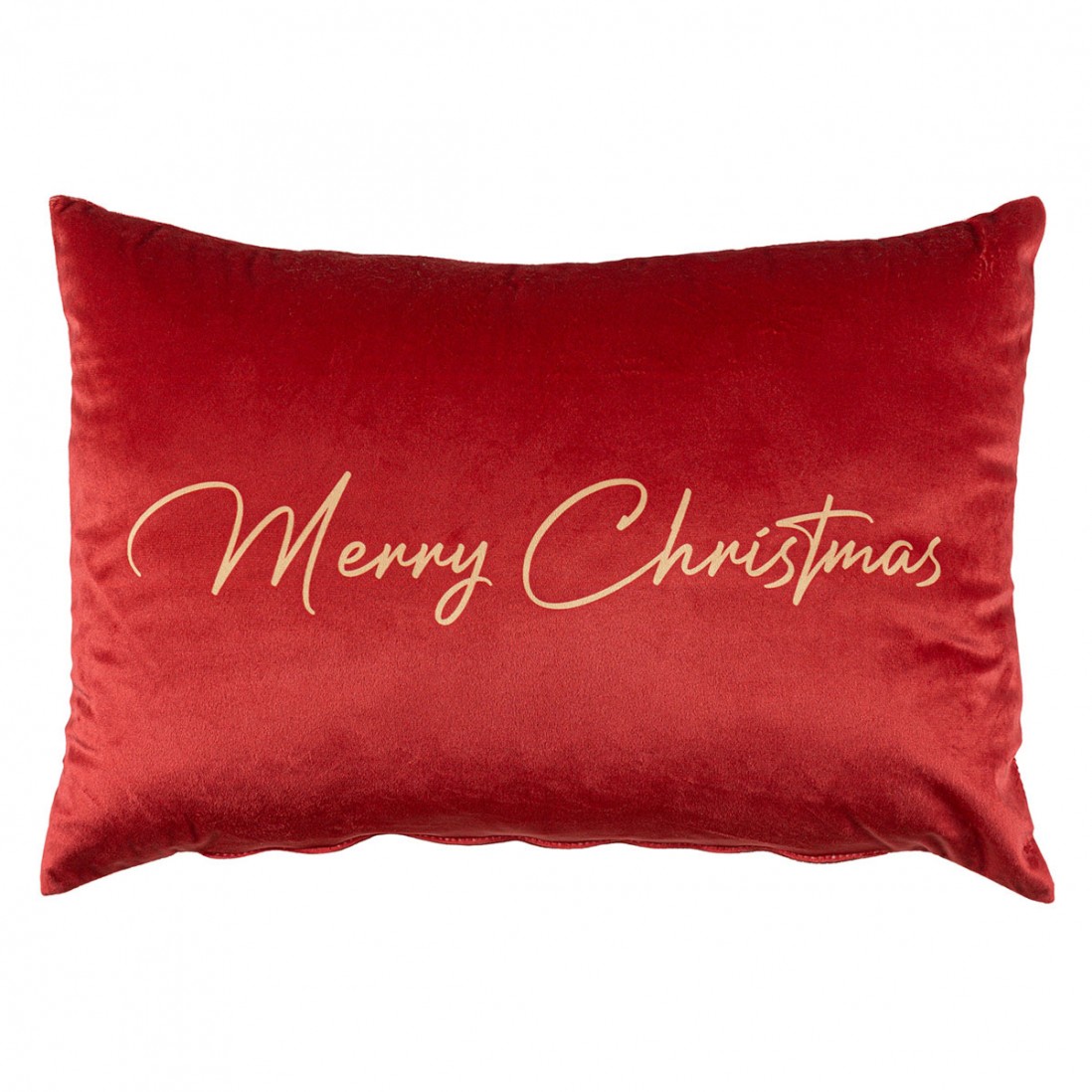Cojn Decorativo Navideo Melodia Rectangular Rojo