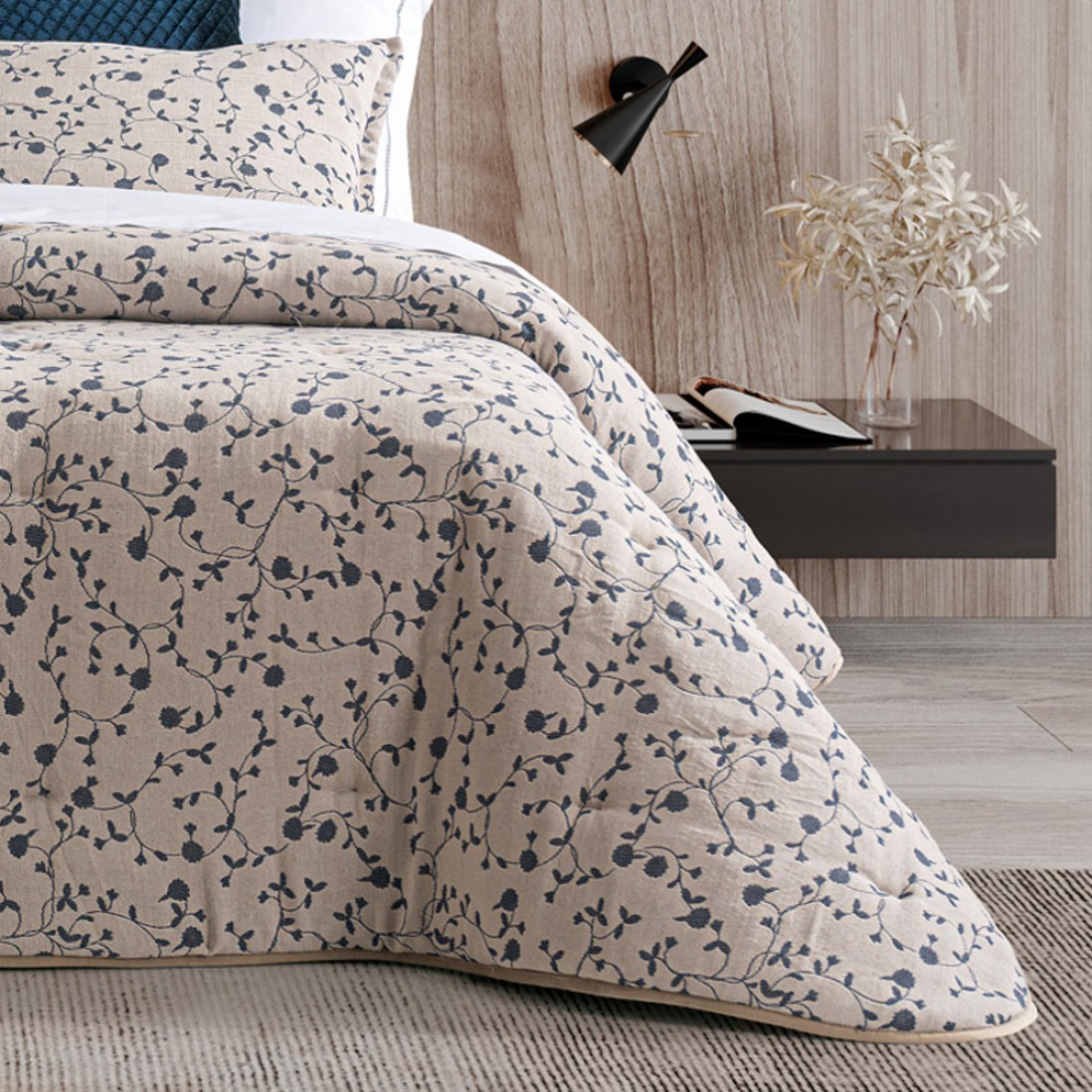 Sakura Double Bed Bedspread Floral Multicolor Sakura Double Bed Bedspread Floral Multicolor