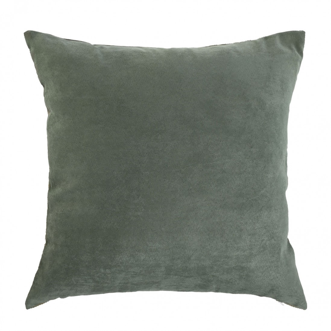 Patchwork Decorative Cushion 483 Square Green