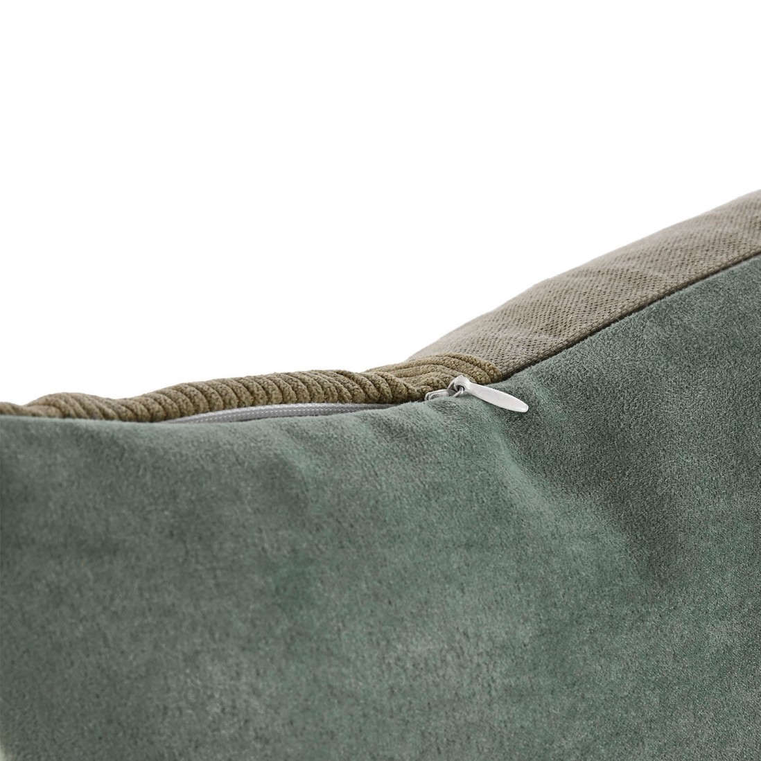 Patchwork Decorative Cushion 483 Square Green