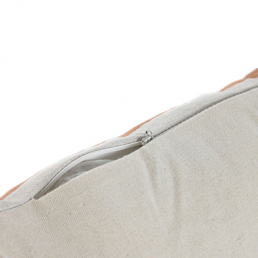 Abstract Decorative Cushion 473 Rectangular Cream/Terracotta