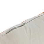 Abstract Decorative Cushion 473 Rectangular Cream/Terracotta