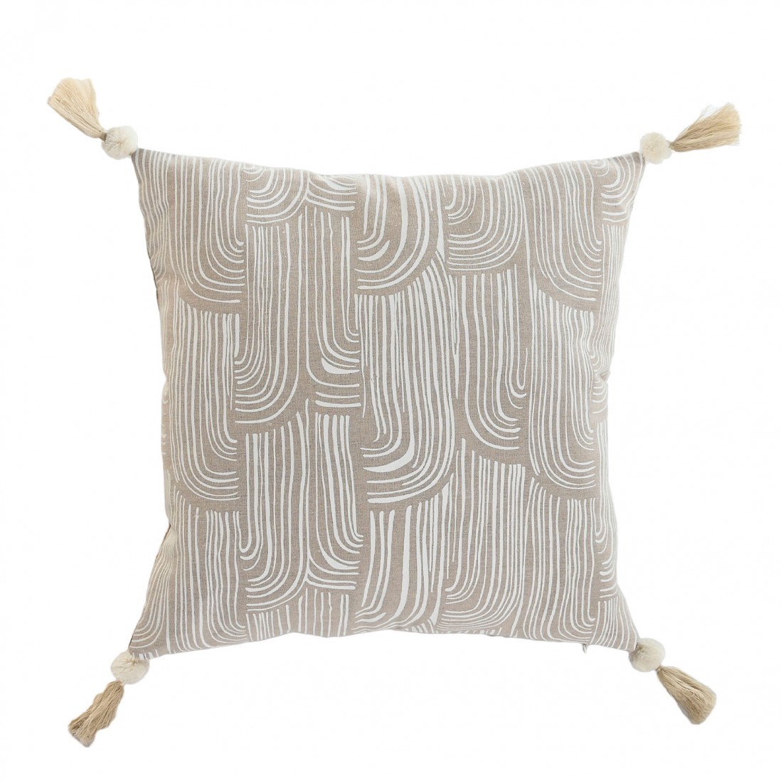 Cojn Decorativo Boho 605 Cuadrada Multicolor