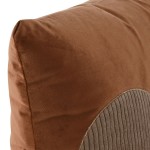 Patchwork Decorative Cushion 800 Square Brown