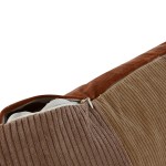 Patchwork Decorative Cushion 800 Square Brown