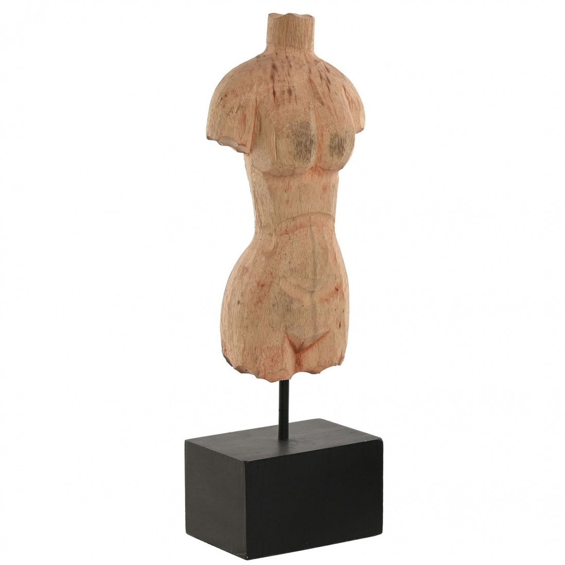 Decorative Wooden/Metal Figure 405 Brown