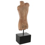 Decorative Wooden/Metal Figure 405 Brown