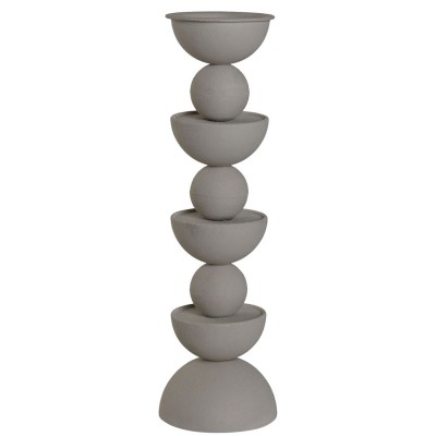 Metal Candle Holder 292 White