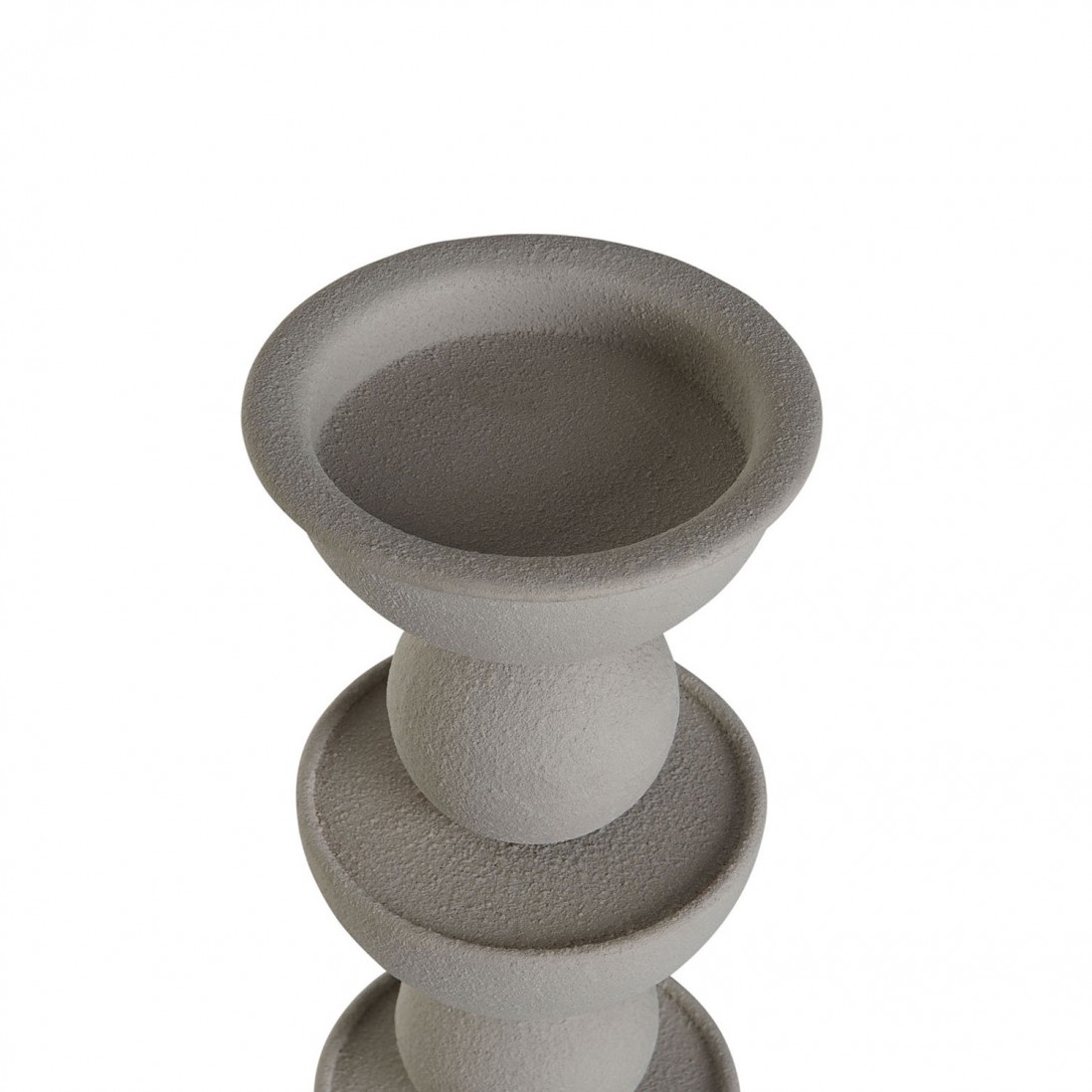 Portavelas Metlico 292 Gris