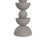Portavelas Metlico 292 Gris