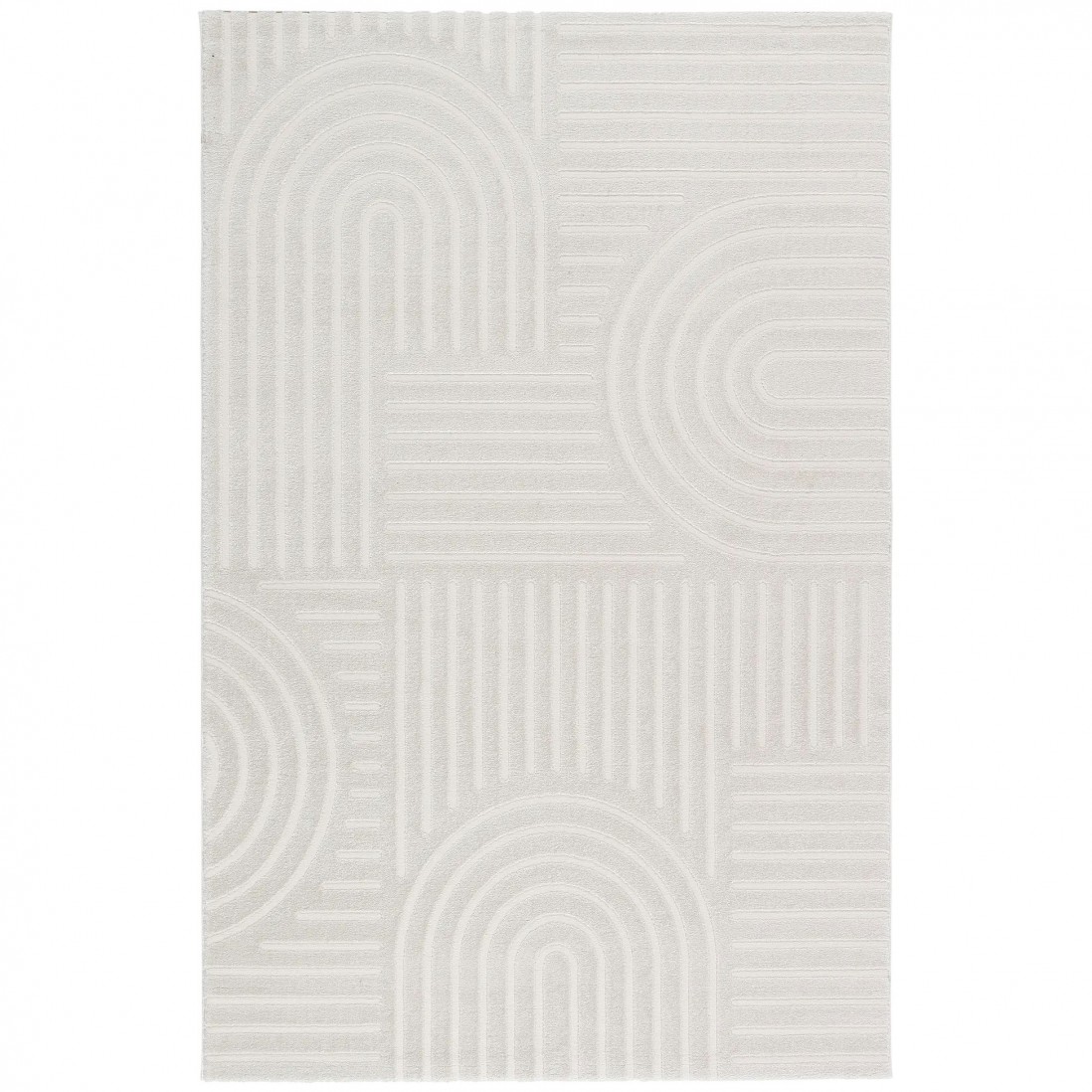 Geometric Area Rug Namur 588/001 White