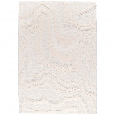 Alfombra Abstracta Buckley 42304/060 Blanco Marfil