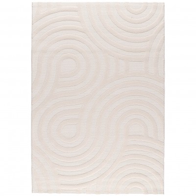 Geometric Area Rug Buckley 42317/060 Ivory White