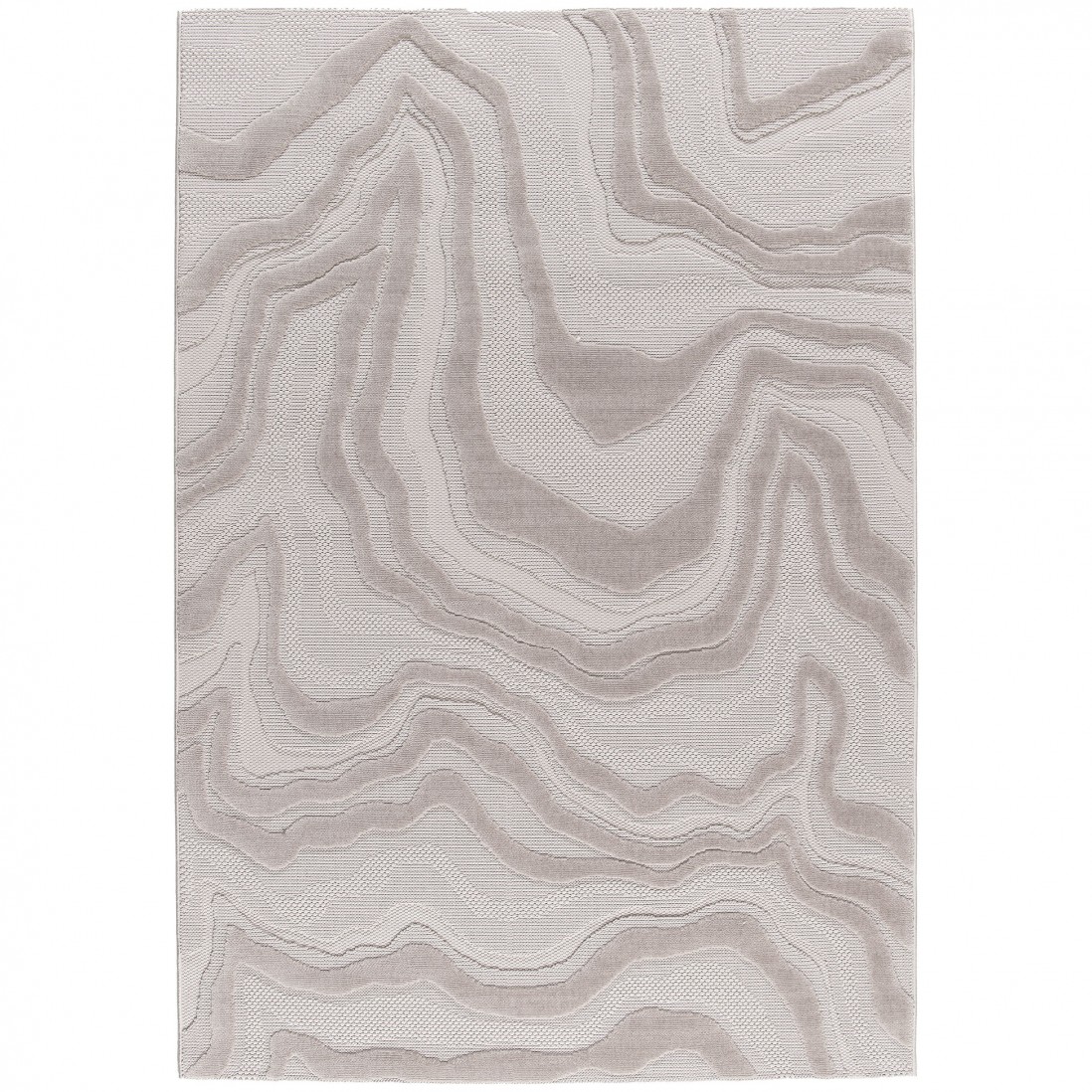 Abstract Area Rug Buckley 42304/070 Gray